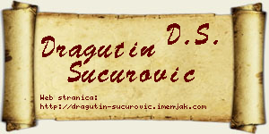 Dragutin Šućurović vizit kartica